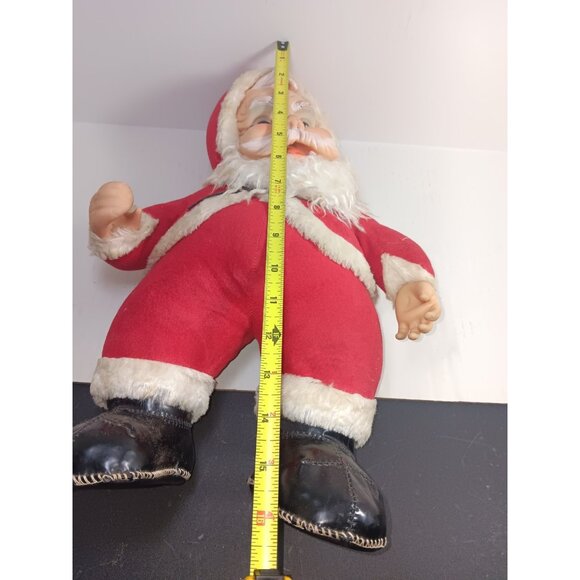 Vintage 1950s Rushton Coca-Cola Santa Claus Doll – Plush Rubber Face - Picture 5 of 5